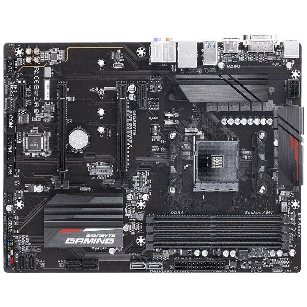 Gigabyte,Gigabyte B450 Gaming X AMD Socket AM4 Motherboard - Gadcet.com